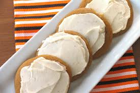 Pumpkin Spice Cookies with Pumpkin Spice Frosting